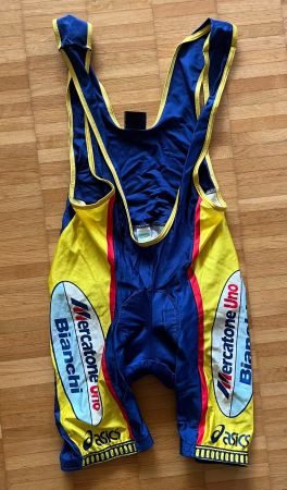 Vintage Mercatone Uno Radhose Marco Pantani 90s Gr. L