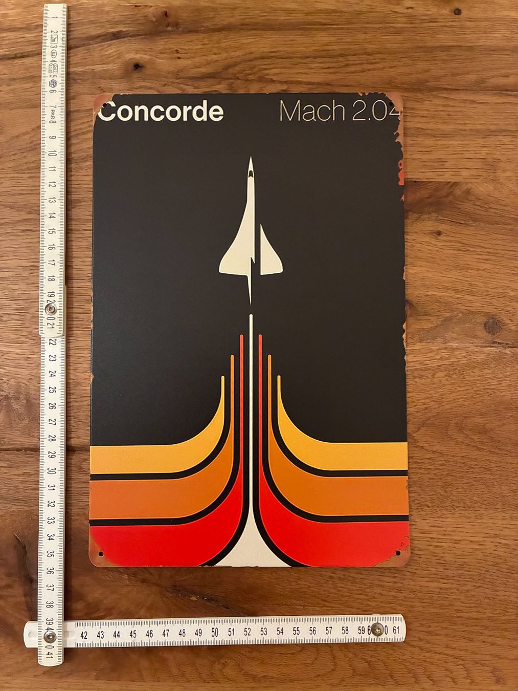 Insegne: Concorde - Mach 2 - Schönes Blechschild - 20x30 CM - neu!!! – Nuovo e nell'imballaggio originale da Bremgarten AG venduto da Eurotiz 1
