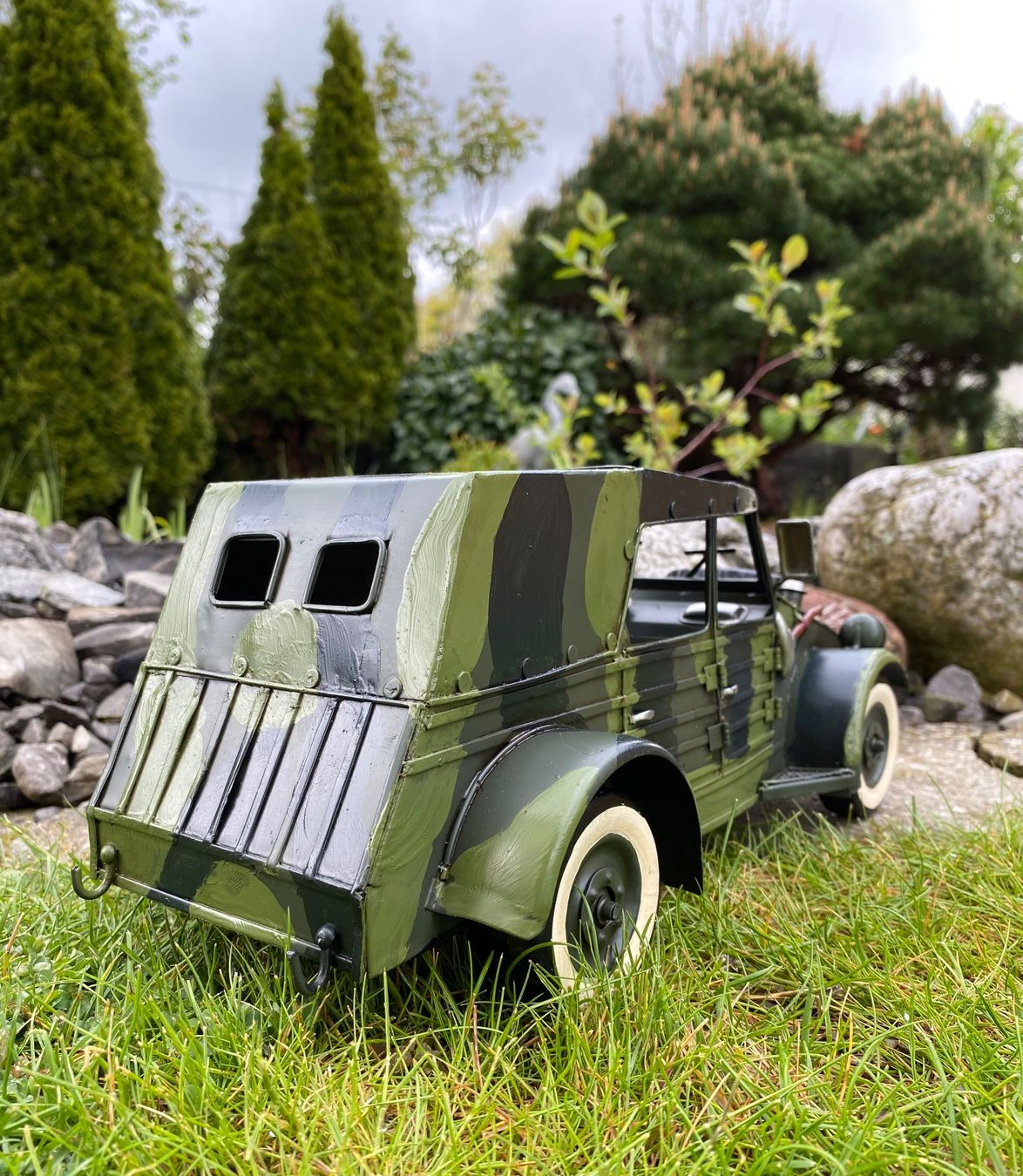 Volkswagen Modellautos: Kübelwagen VW Typ 82 aus Blech – Neu (gemäss Beschreibung) aus Langendorf von Blechfahrzeuge 4