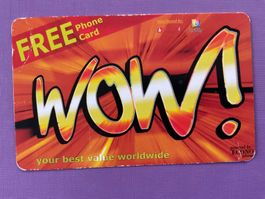 Prepaid Telefonkarte. Econophone. WOW!
