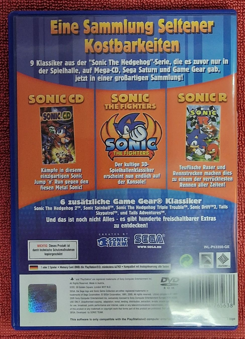 PlayStation 2 Sonic Gems Collection (2005) (Gebraucht) in Basel für CHF ...