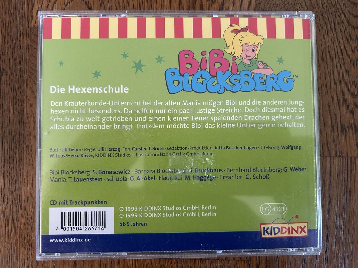 CD: Bibi Blocksberg Die Hexenschule CD  – Usato da Wolhusen venduto da eve_m6cg 2