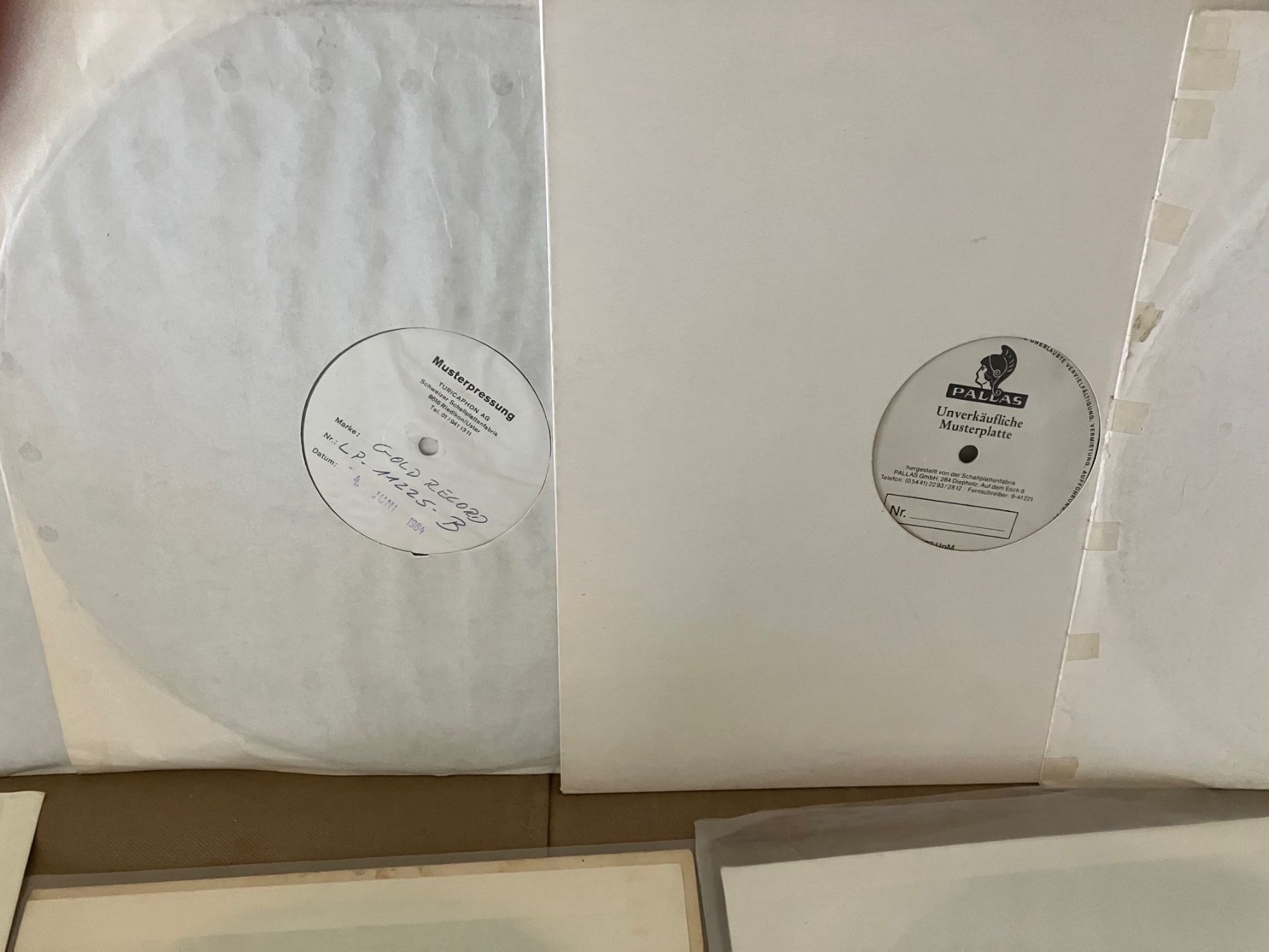 Dischi in vinile: Testpressungen / Einzelanfertigungen Vinyl Sammlung – Usato da Zürich venduto da Sophierecords 2