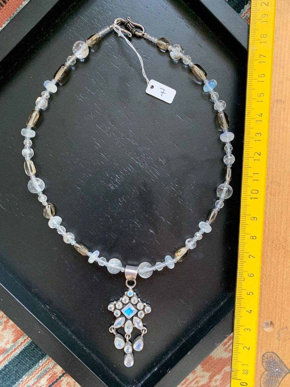 Ketten: Kette Mondstein mit Anhänger – Neu (gemäss Beschreibung) aus Birsfelden von Exclusivity 1