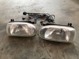 Scheinwerfer mit Kabelbaum VW Golf3 US