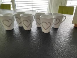 Kaffeebecher / Teebecher, elegantes Design, neuwertig