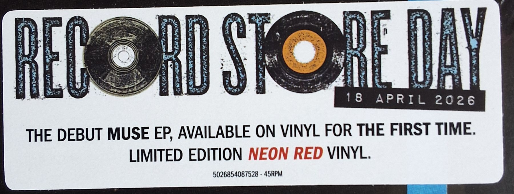 Vinyles: Vinyl LP - Muse  - Ltd ed 2500 Copy - Mint Sealed – Neuf avec emballage d'origine à Villeret par Fil11 2