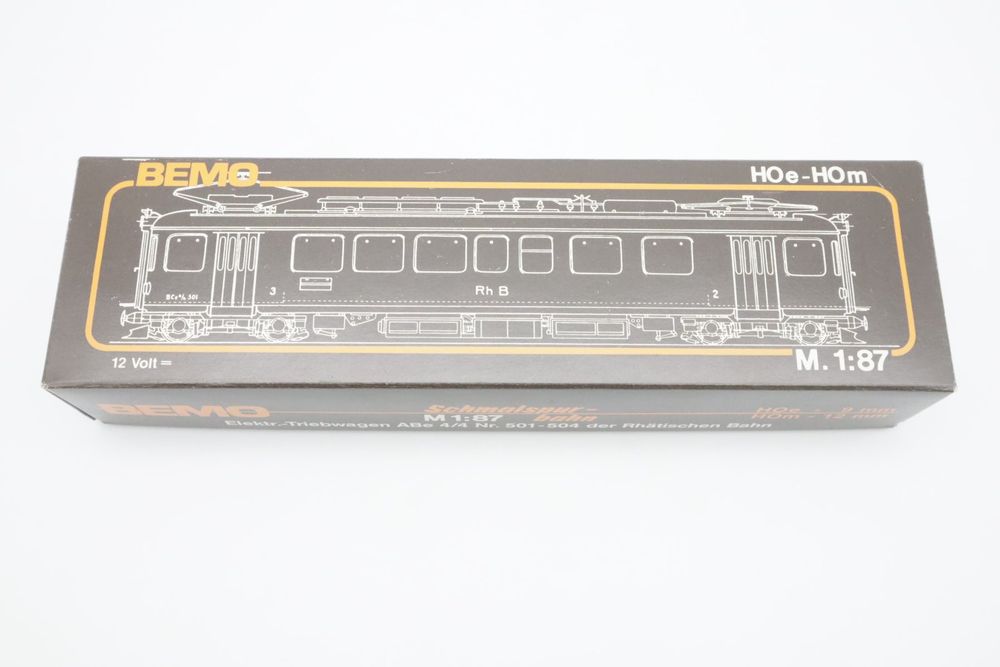 Bemo 1265/2 RhB ABe 4/4 502 H0m DC Analog 8