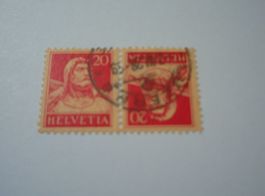Kehrdruck Tell 20 Rp, gestempelt
