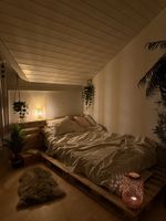4x Palletten (Europalletten) für Bett 
