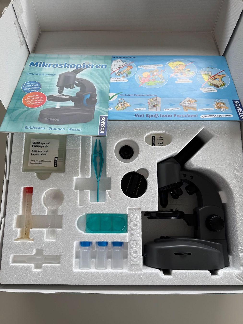 Microscopi: KOSMOS 636098 Microscope + 48 teil Mikroskop-Set +15chf post – Usato da Küsnacht ZH venduto da Conrai 3