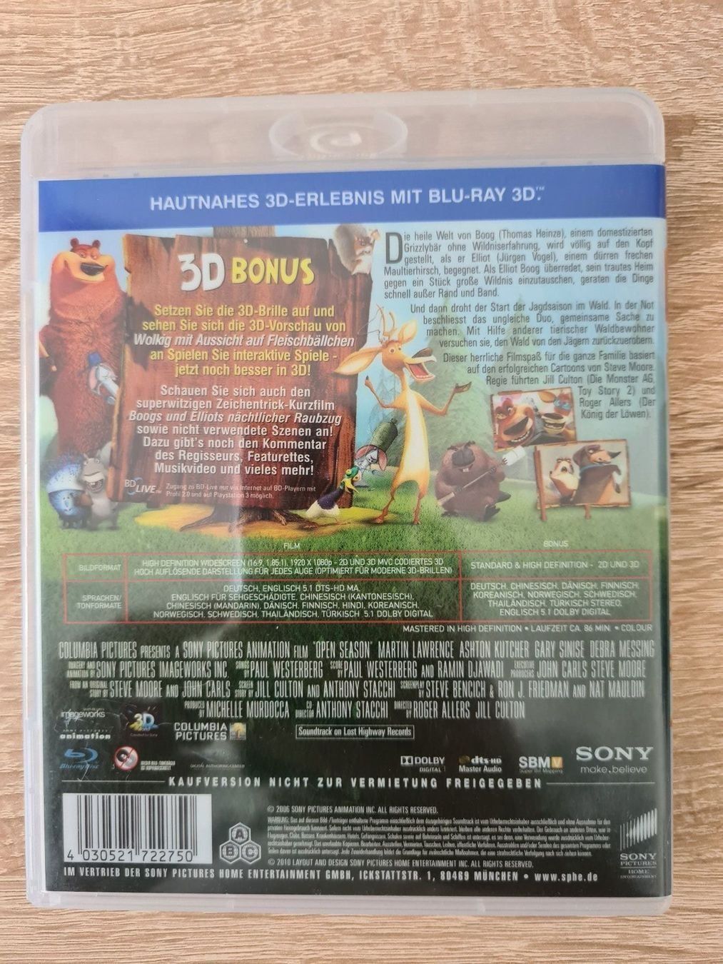 Tutti i DVDs: Jagdfieber - Open Season - 3D - Blu-ray – Usato da Carouge GE venduto da Franllo 1