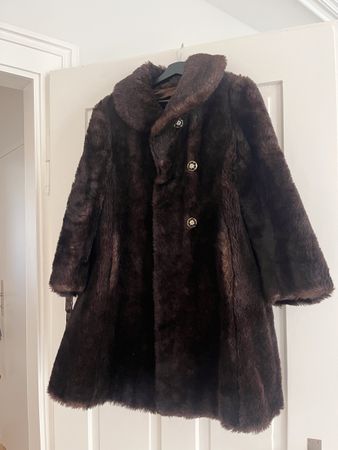 Luxus Lamahaar mantel