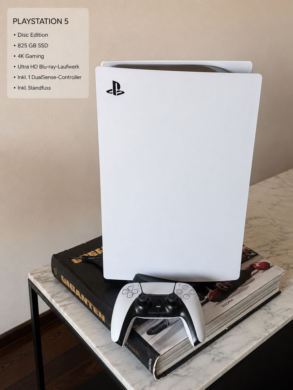 Sony Consoles: Playstation 5 Disc Edition 825GB SSD mit Controller – D'occasion à Zürich par luk_d9jj