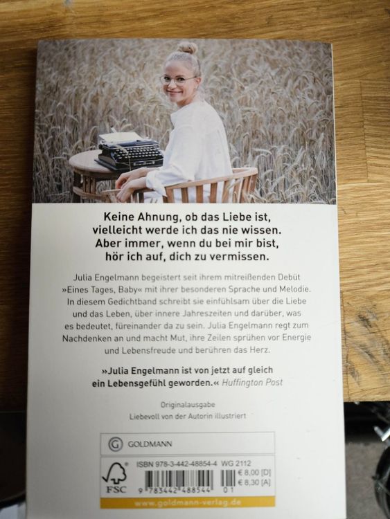 Keine Ahnung, ob das Liebe ist Julia Engelmann Kaufen auf Ricardo