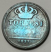 5 Tornesi - Francesco I - Kingdom of the Two Sicilies - 1827