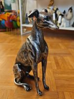 Windhund Silber Antik Optik