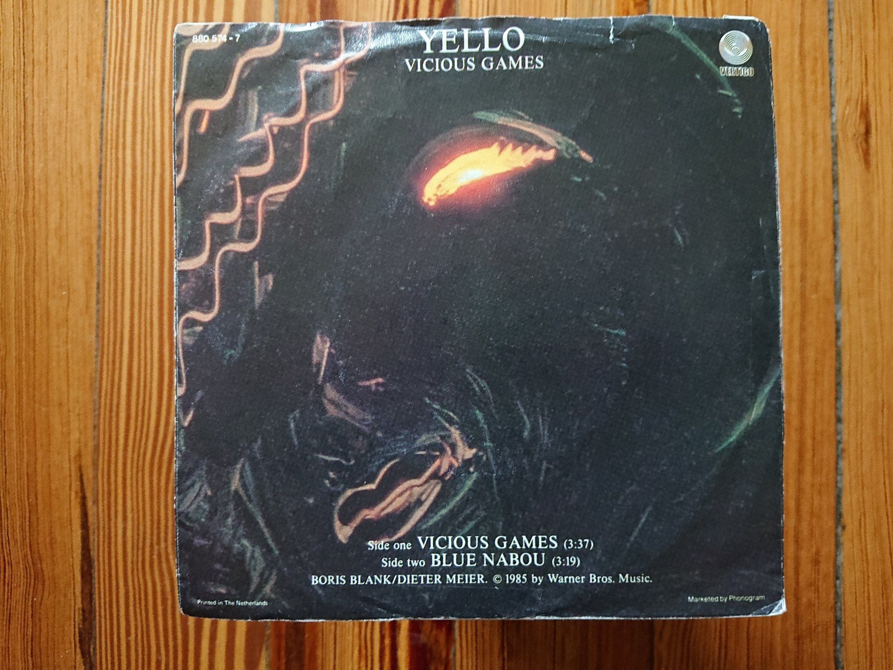 Dischi in vinile: YELLO - Vicious Games (Single, 1985) – Usato da Genève venduto da othhei 2