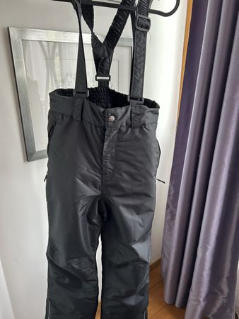 Pantalon de ski noir 146/152