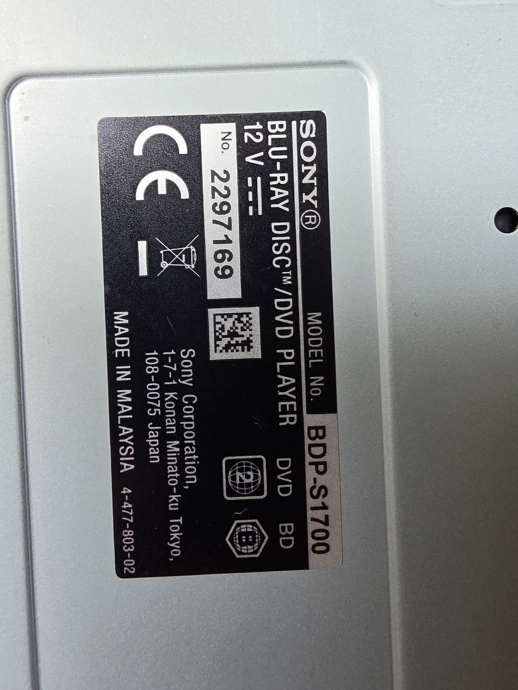 Sony Heimkino: Sony Blu-ray/DVD Player BDP-S1700 – Gebraucht aus Hinteregg von and_ldn9 3