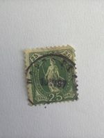 Briefmarke Schweiz 25 Rappen 1901 1901 gebraucht