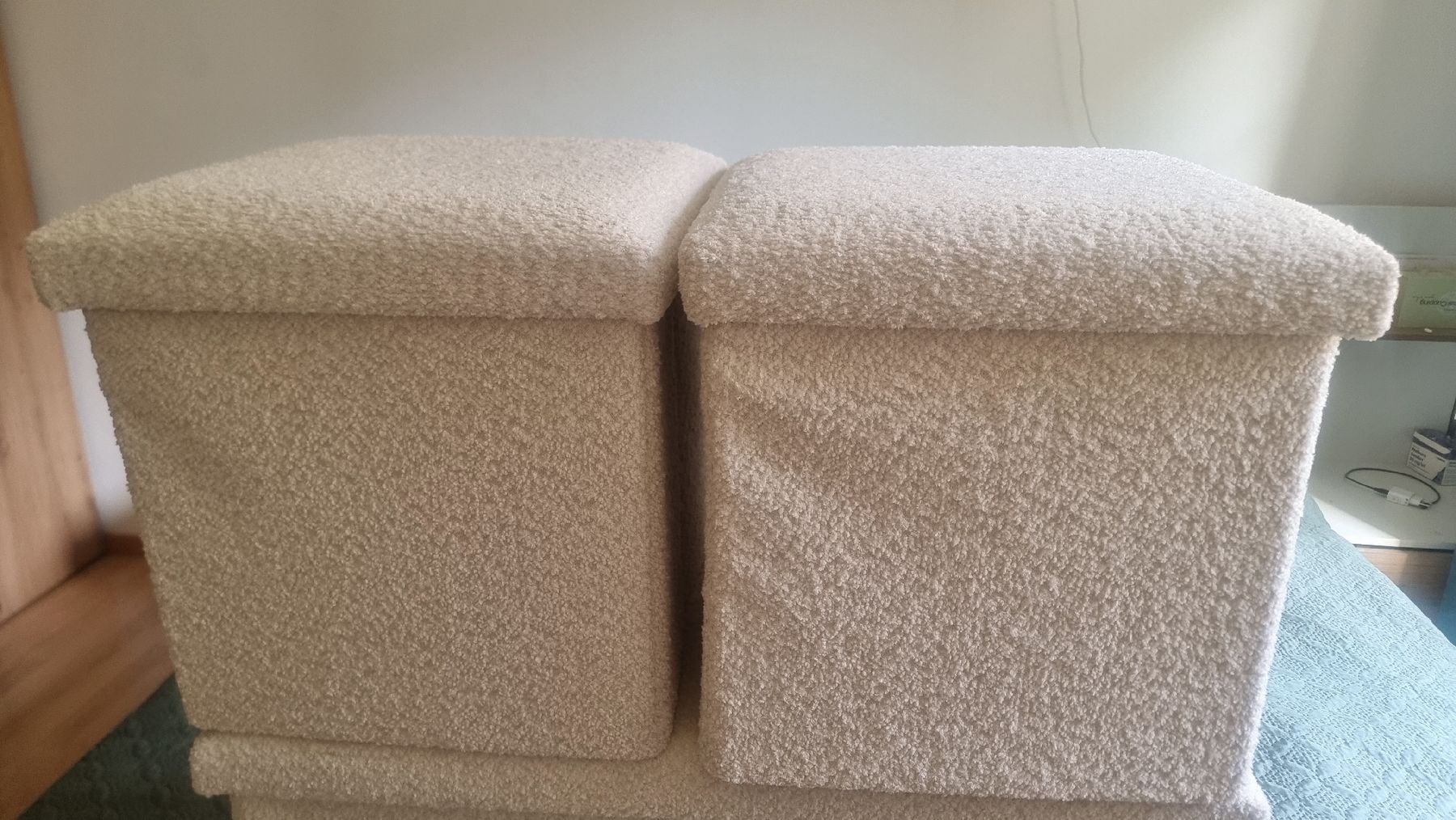 Coffres: Pouf pliable simple soana ivoire – Neuf (Voir description) à Bern par far_d65g