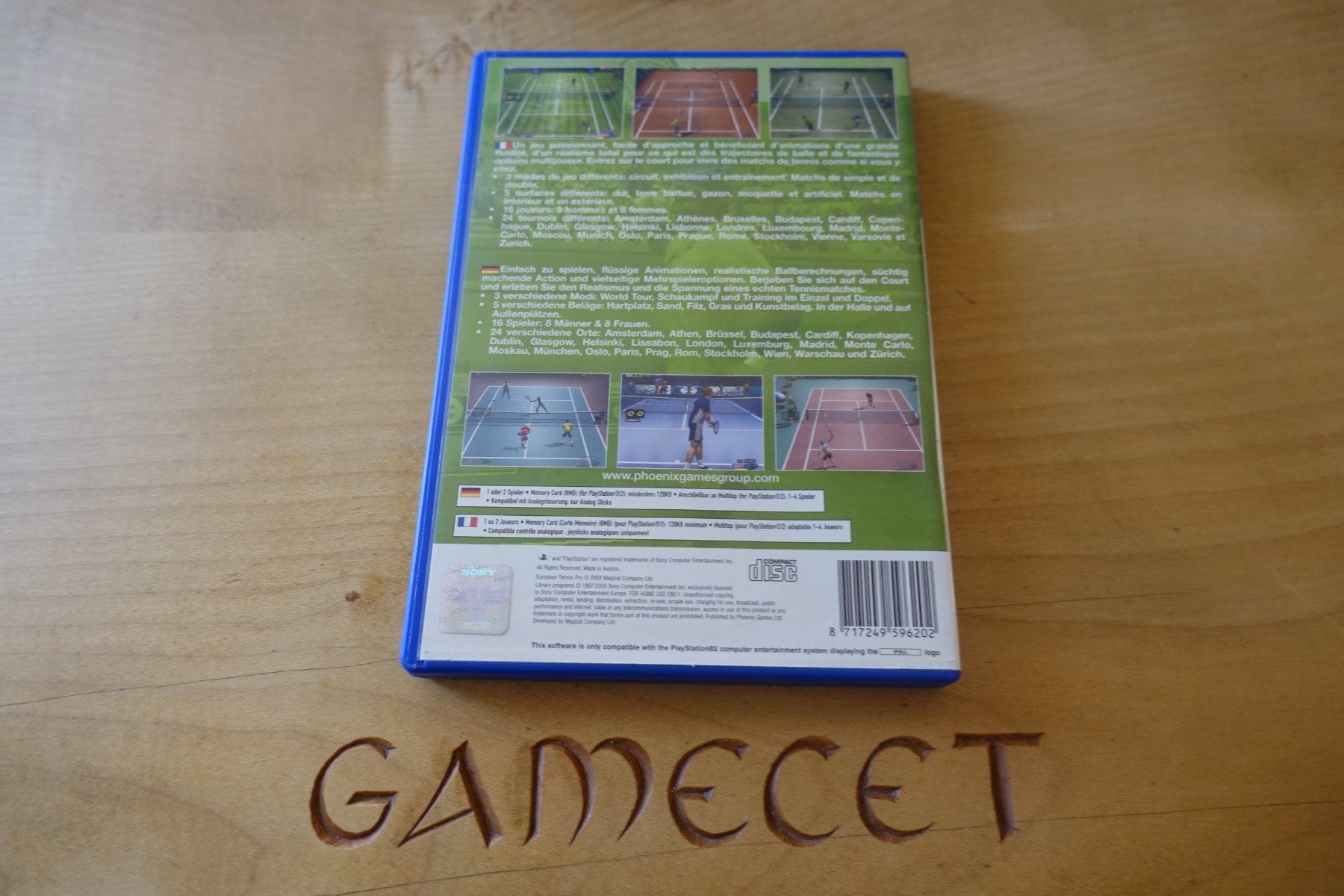 Sony Spiele: European Tennis Pro – Gebraucht aus Steinach von Gamecet 2