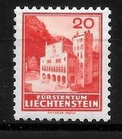 Liechtenstein Abart 109 ** Strich durch STE 3.1.1935
