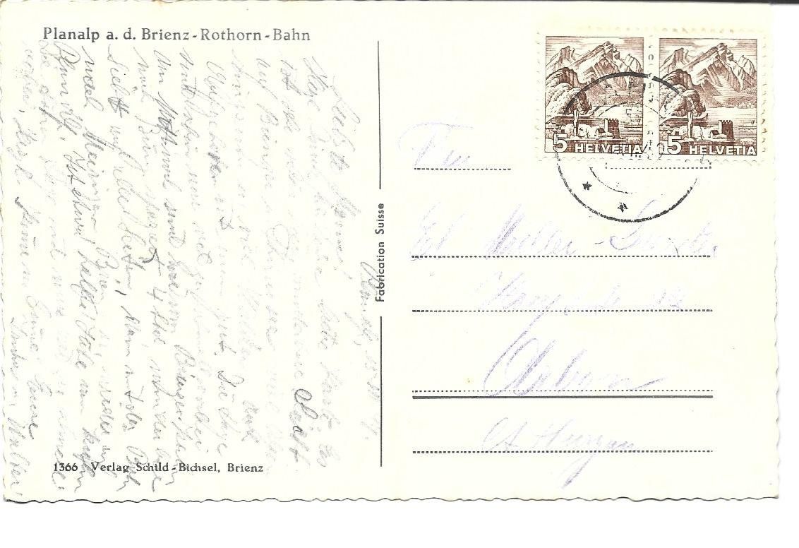 Cartoline postali: AK Bahn Brienzer-Rothorn – Usato da Appenzell venduto da mai25 1
