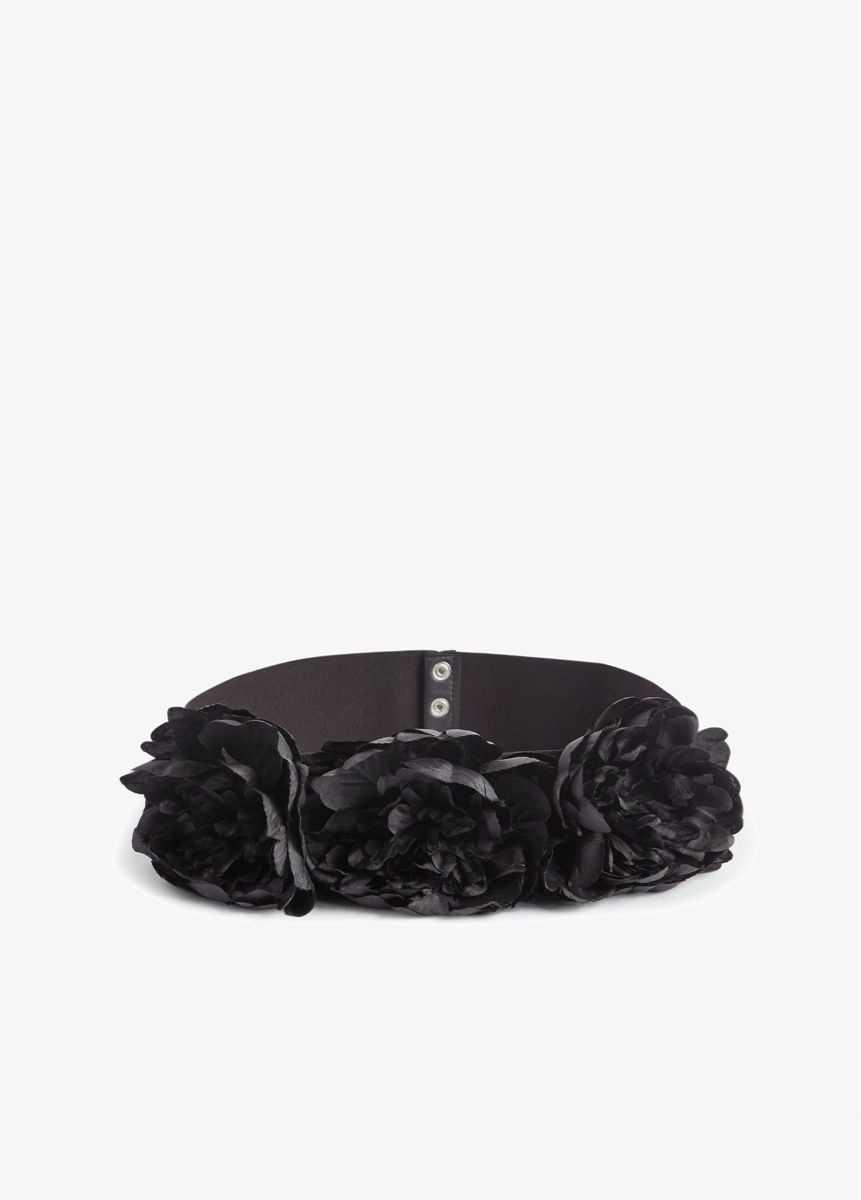 Cinture: NEXT Wide elastic flower belt black – Nuovo (secondo la descrizione) da Frauenfeld venduto da Vanityroom 4