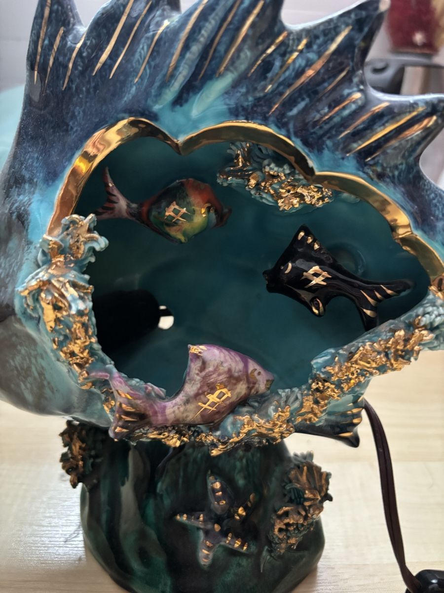 Lampade: Aussergewöhnliche Fischlampe – Nuovo (secondo la descrizione) da Reinach BL venduto da joy_9l2y 2