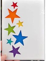 Stanzschablone Nr.35, Sterne (für Sizzix geeignet)