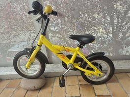 Vélo enfant Kidmax jaune 12 pouces bon état