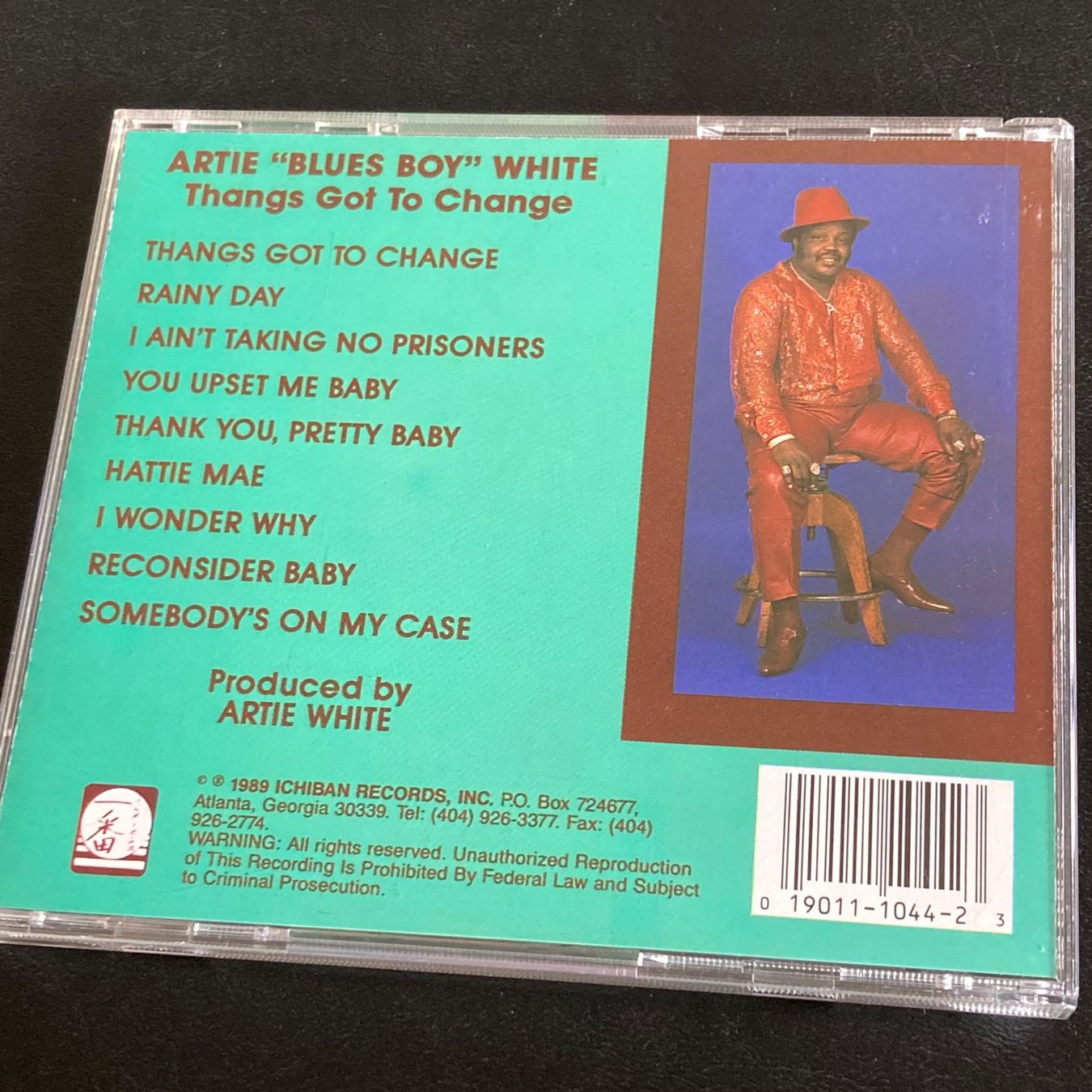 CD: Artie "Blues Boy"  White - Thangs Got To Change – Usato da Bern venduto da Ntsamina 1