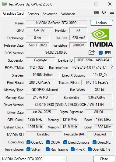 MSI Schede grafiche: GIGABYTE AORUS RTX 3090 XTREME – Usato da Yvonand venduto da pak_2tqz 6