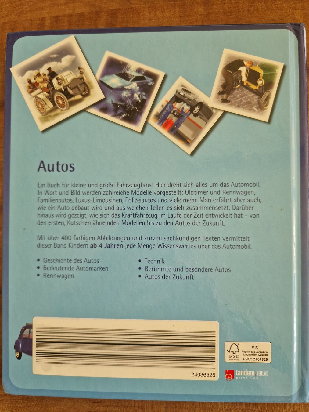 Libri: Buch / Wissensbuch "Autos" – Usato da Giswil venduto da movo08 1