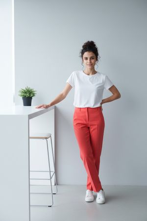 S.Oliver Pantalon corail - neuf - 36 / 42