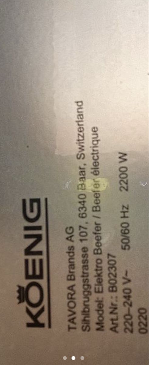 Grills: Elektro-Beefer koenig – Gebraucht aus kriegstetten von Sstibe 1