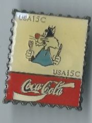 Placchette & Badge: Coca-Cola Sylvester /Pin – Usato da Zürich venduto da t24_de