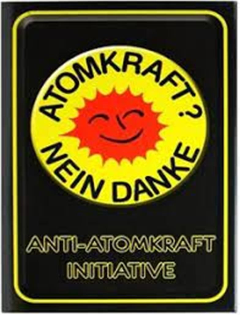 Schilder: Blechschild-ATOMKRAFT-NEIN DANKE – Neu und originalverpackt aus Rupperswil von big-one-sale