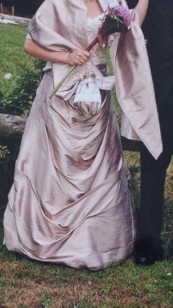 Robe de marée en soie sauvage, fait main