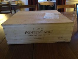 3 X MAGNUM PONTET CANET 2019 mit orig holzkiste