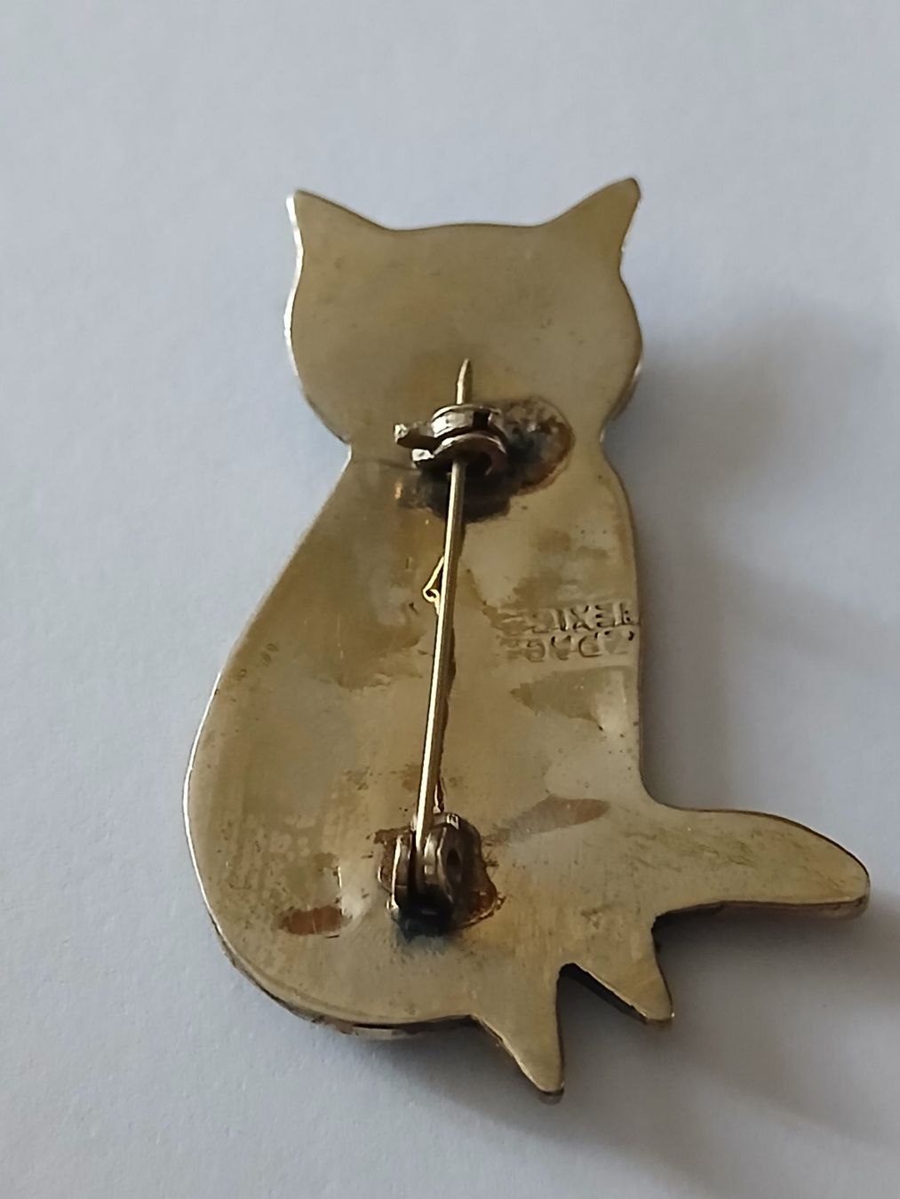 Spille & Fermagli: Brosche Katze Alpaca Silber – Usato da Aarburg venduto da Emelie 2
