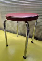 Hocker, Vintage, Beine verchromt