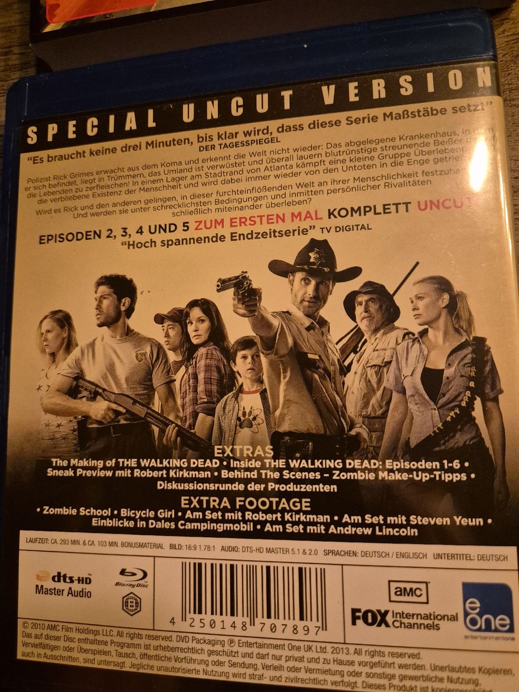 Alle DVDs: The Walking Dead Staffel 1 Blu-ray Uncut Version – Gebraucht aus Wittnau von jpi_l775 1