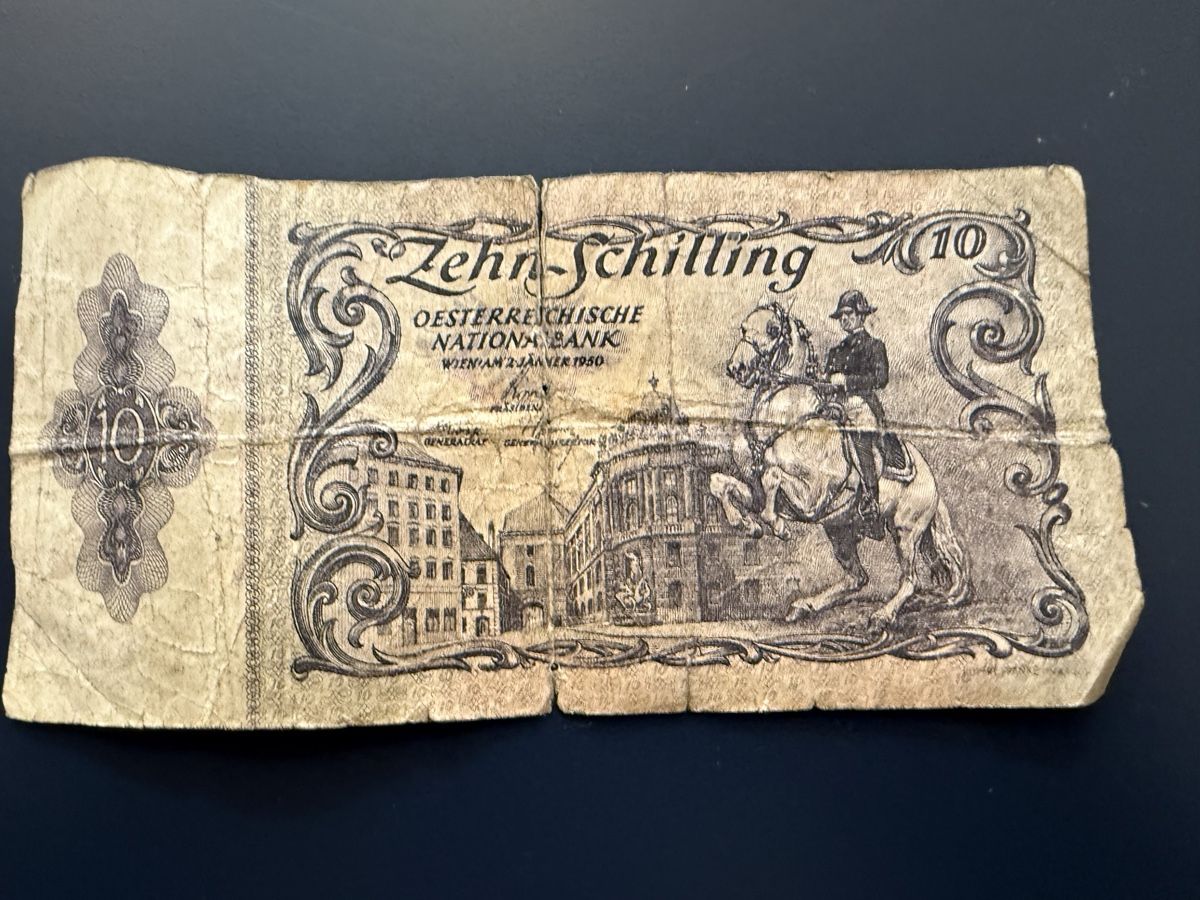 Banconote: 10 Schilling 1950 – Usato da Birmenstorf AG venduto da Pat_roll.