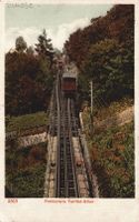 Vintage Standseilbahn Funiculaire Territet - Glion Bergbahn