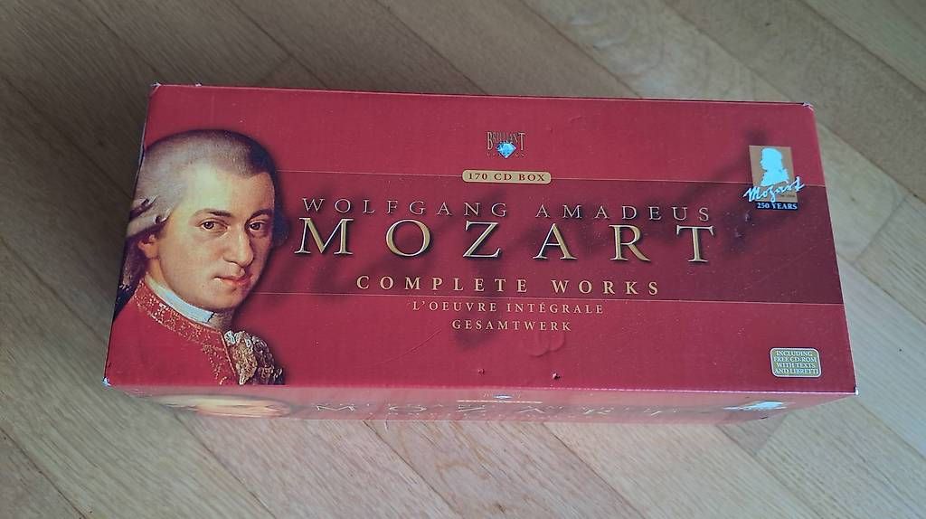 CD: Mozart oeuvre intégrale, 170 CD – Usato da Crassier venduto da SimoneZund