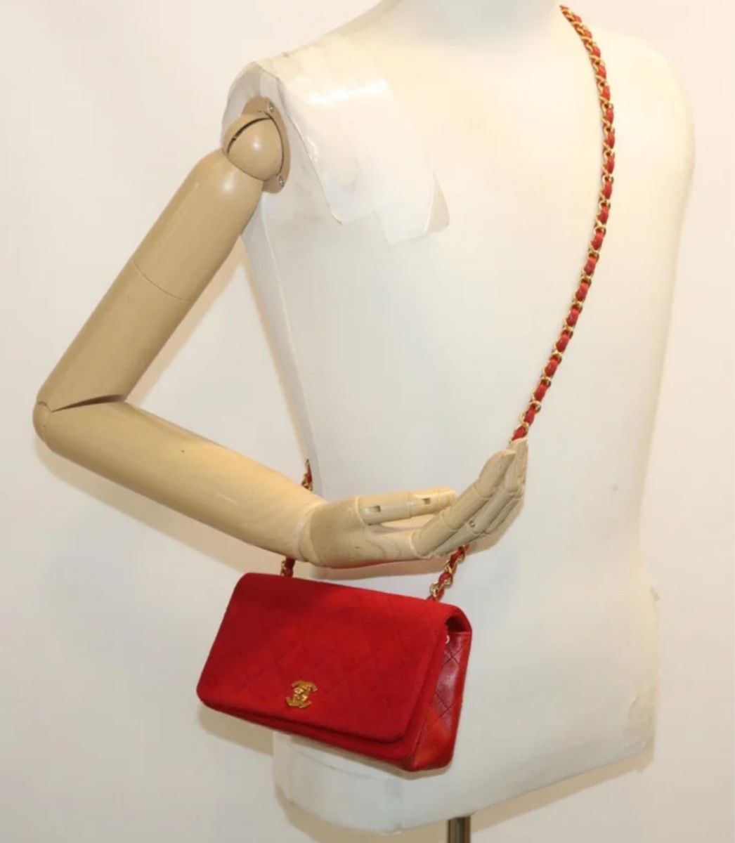 Chanel Taschen: Chanel Vintage Tasche, Rot – Neu (gemäss Beschreibung) aus Muttenz von Tschulietta_105 8