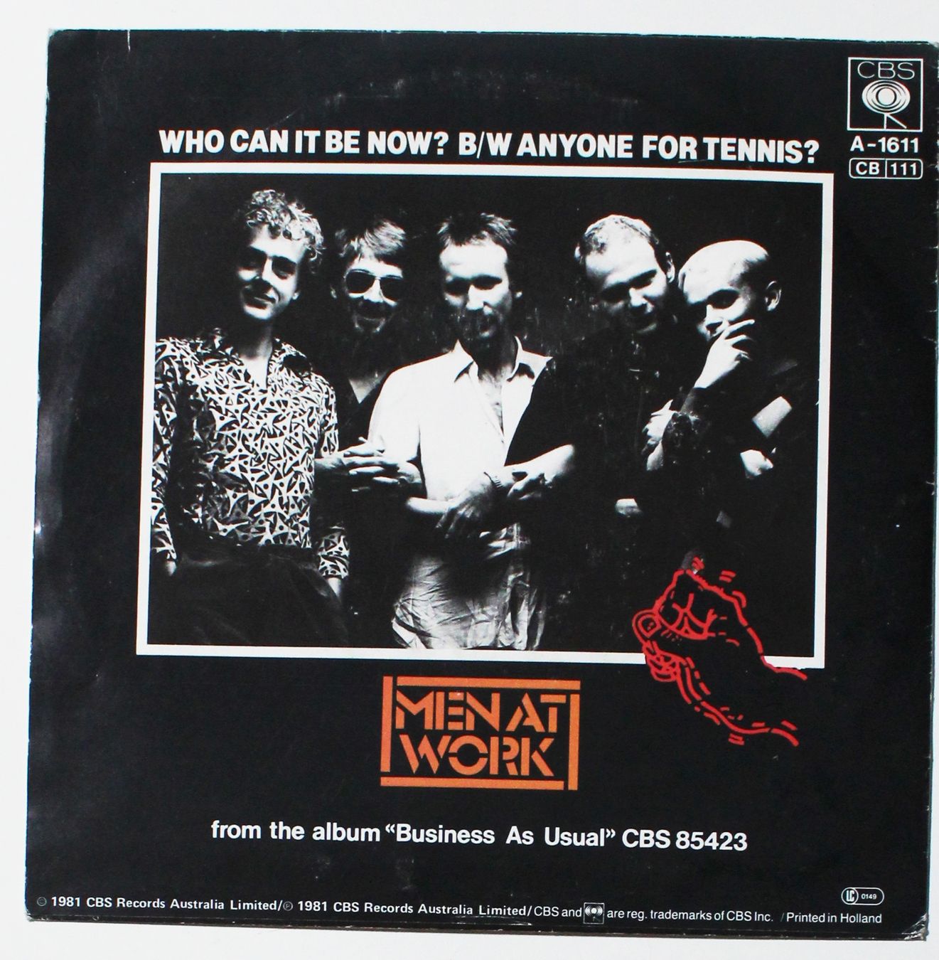 Dischi in vinile: 7" MEN AT WORK - WHO CAN IT BE NOW? 1981 – Usato da Brüttisellen venduto da Collector-Corner 2